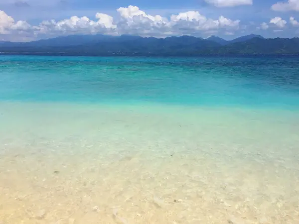 Amazing Bali Sea Water Gili Meno Island Seacost — Stock Photo, Image