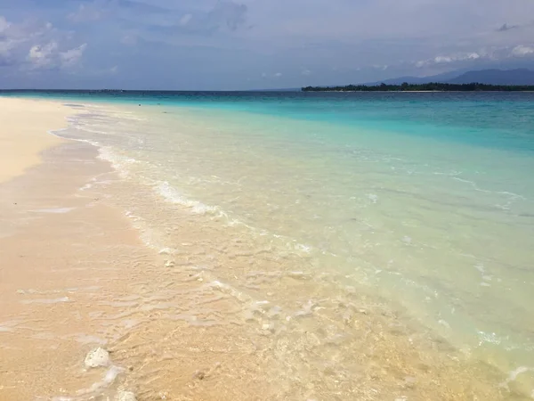 Καταπληκτικό Μπαλί Θάλασσα Νερό Στη Θάλασσα Gili Meno Νησί — Φωτογραφία Αρχείου