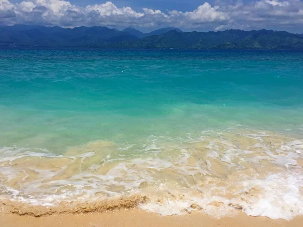 Incredibile Acqua Del Mare Bali Sull Isola Gili Meno — Foto Stock