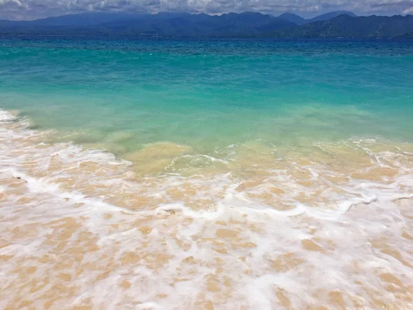 Incredibile Acqua Del Mare Bali Sull Isola Gili Meno — Foto Stock