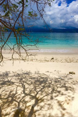 Gili Meno Adası 'ndaki inanılmaz Bali Denizi suyu