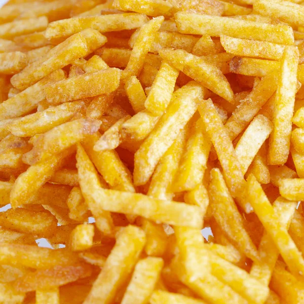 Fresh Tasty Fried Potatoes Appetizing Foot Background — Stock Photo, Image