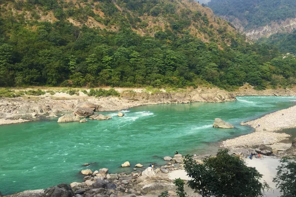 Beautiful View Clear Ganga River Rishikesh India — Stock Photo, Image