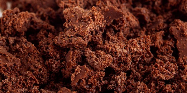 Saboroso Doce Leite Popous Chocolate Preto Cai Fundo — Fotografia de Stock