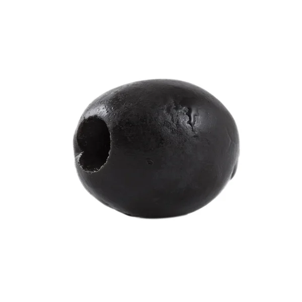 Черные Оливки Аппетиты Изолированные Белом Фоне — стоковое фото