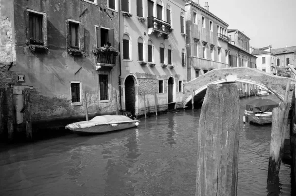 Edificios Canales Agua Colores Venecia — Foto de Stock