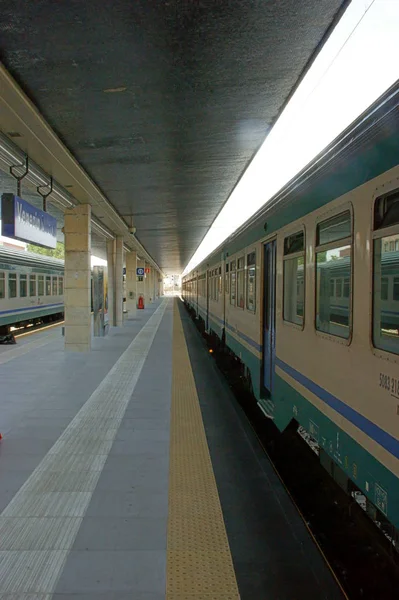 Trenler Vagonlar Içinde Tren Stasyonu Venedik — Stok fotoğraf