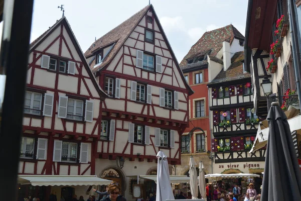 Schöne Stadt Colmar Elsass Grand Est Frankreich — Stockfoto