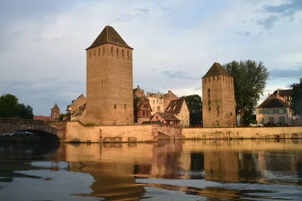 Dziwny Zakątek Petite France Strasblurg Francja — Zdjęcie stockowe