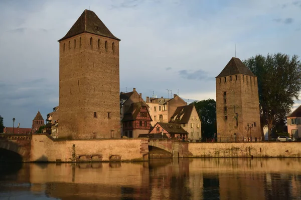 Dziwny Zakątek Petite France Strasblurg Francja — Zdjęcie stockowe