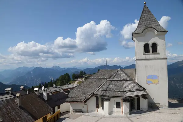 Monte Lussari Tarvisio Włochy — Zdjęcie stockowe