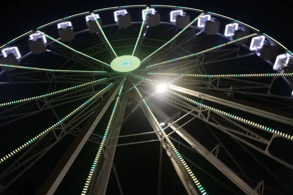 Panorami Wheel with lights in the night