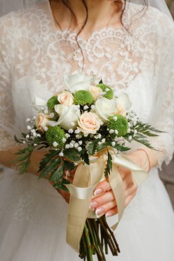 Beautiful wedding bouquet clipart