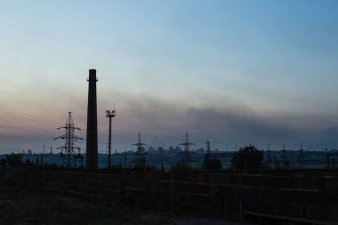 Mariupol, Ukraine - 4 Eylül 2016: Azovstal demir ve çelik işleri