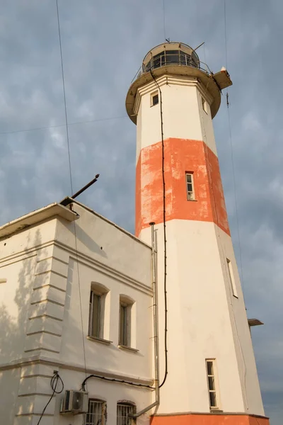 Lower lighthouse in the Berdyansk, Ukraine — Stock Photo, Image