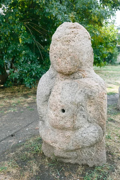 Скифские антропоморфные каменные скульптуры Бердянска — стоковое фото