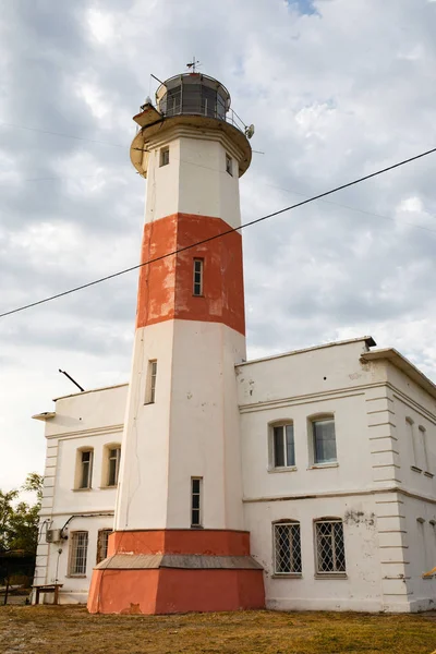 Lower lighthouse in the Berdyansk, Ukraine — Stock Photo, Image