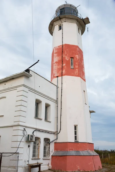 Lower lighthouse in the Berdyansk, Ukraine — Stock Photo, Image