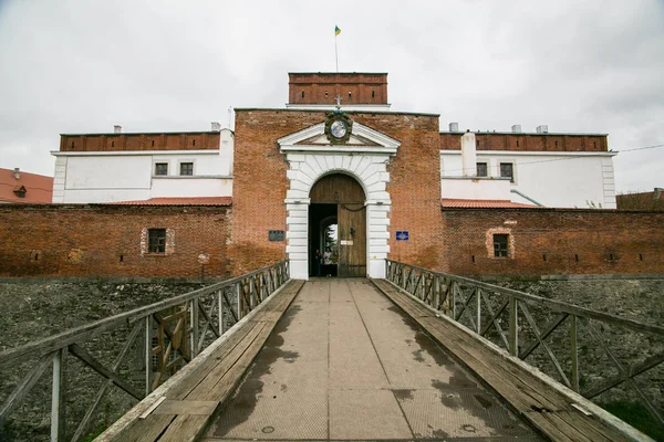 Parte dei lavori di fortificazione del castello di Dubno. Ucraina — Foto Stock