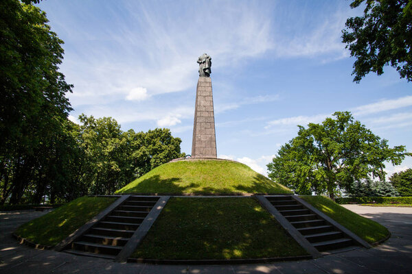 Monument to Taras Shevchenko in Kaniv, Ukraine