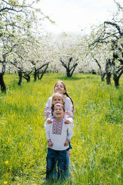 Nakış bahçede çocuklarda