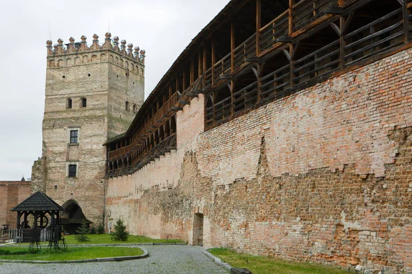 View of Lubart Castle or Lutsk High Castle. — Stock Photo, Image