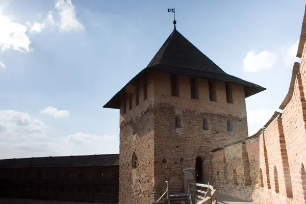 Vista del Castillo de Lubart o del Alto Castillo de Lutsk . —  Fotos de Stock