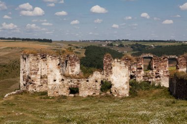 Kale kalıntıları Pidzamochok, Ternopil bölgesi