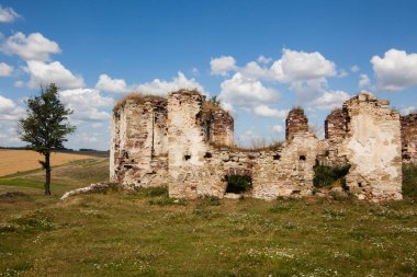 Kale kalıntıları Pidzamochok, Ternopil bölgesi
