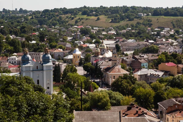 Θέα στη πόλη Terebovlia, Ουκρανία — Φωτογραφία Αρχείου