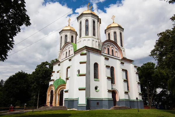 Az Epiphany katedrális Ostrog vár, Ukrajna — Stock Fotó