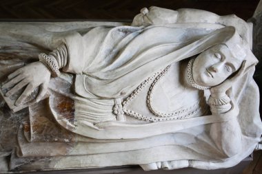 Olesko, Ukrayna - 23 Temmuz 2009: müze sergisini Olesko bir şatoda, Lviv region, Ukrayna