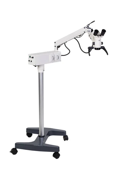 Equipamento médico moderno - operação portátil microscópio cirúrgico — Fotografia de Stock