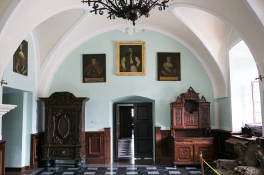 Zbarazh, Ukrayna - 06 Temmuz 2017: iç kale Zbarazh, Ternopil bölgesi içinde