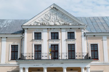 Vyshnivets, Ukrayna - 10 Haziran 2016: Vyshnevetsky aile sarayda Ternopil bölgesi