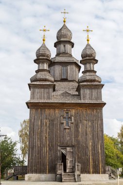 Ukrayna 'nın Odun Kazakları Tserkva (Aziz George Kilisesi) köyünde