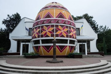 Ukrayna 'nın Ukrayna' nın Kolomyia, Ukrayna 'da boyanmış yumurta Pysanka Müzesi