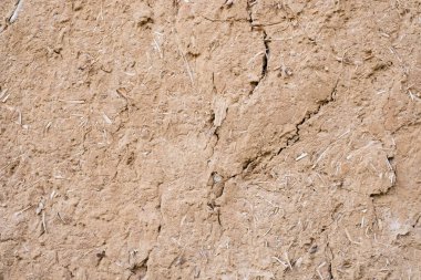 kilden ev kil duvar dokusu