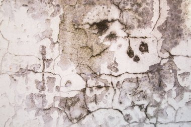 Küf desenli beyaz beton duvar