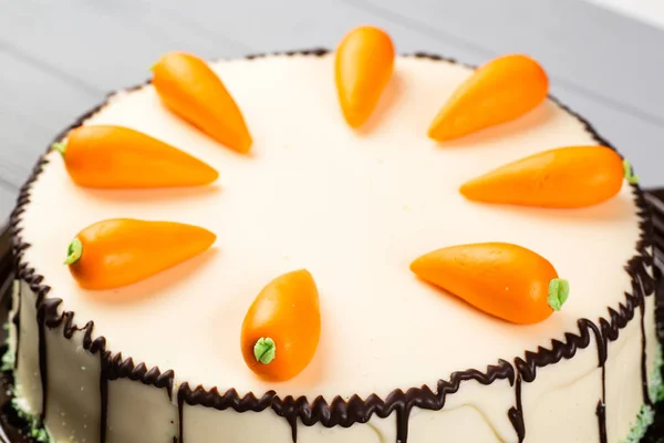 Σπιτικό καρότο κέικ — Φωτογραφία Αρχείου