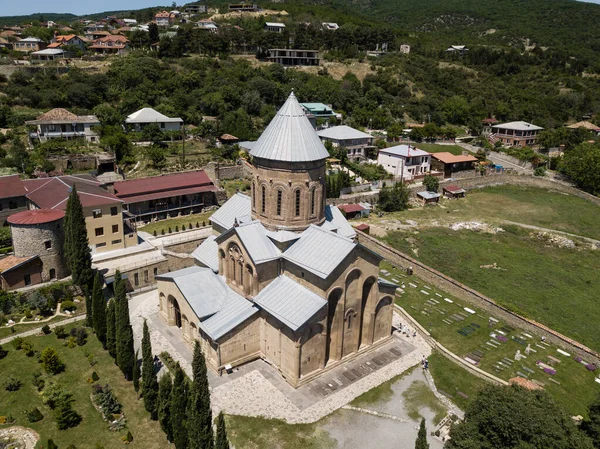 Vista aérea al Monasterio de Samtavro en Mtskheta, Georgia —  Fotos de Stock