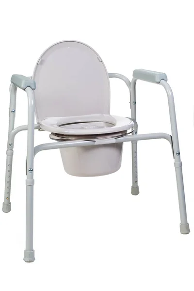 Toilet Chair Rehabilitation Postoperative Period Elderly Well Patients Who Have — Stock Photo, Image