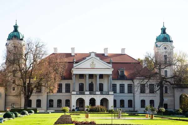 Kozlowka Polsko Října 2019 Zámek Zamoyski Kozlowce Rokokový Neoklasicistní Palácový — Stock fotografie