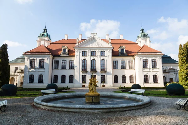 Kozlowka Polsko Října 2019 Zámek Zamoyski Kozlowce Rokokový Neoklasicistní Palácový — Stock fotografie