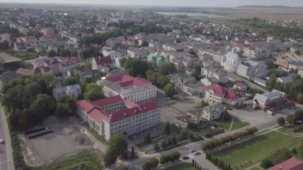 Zolochiv Ουκρανία Ιουλίου 2019 Εναέρια Στο Όμορφο Κάστρο Palace Και — Αρχείο Βίντεο