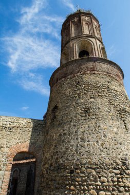 Sighnaghi şehrine ve Kakheti 'nin en doğusundaki Gürcistan' ın Signagi kasabasına bakın. Gürcistan 'daki Alazani vadisi.