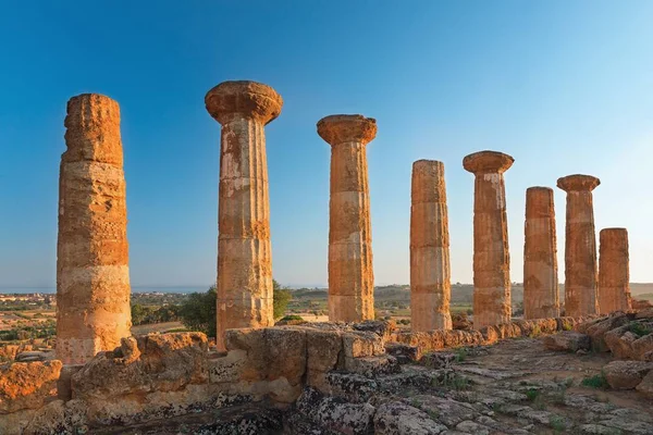 Von Herakles Säulen Tal der Tempel agrigento, Sizilien — Stockfoto