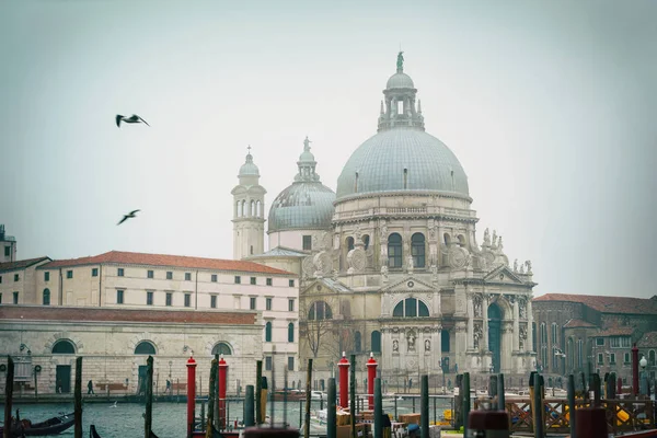 Basilica Di Santa Maria della Salute in Venice in the morning — Stock Photo, Image