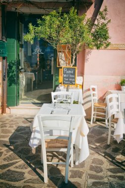 İtalyan Venedik küçük romantik oturma