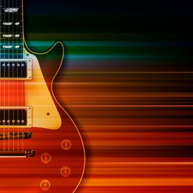 elektro gitar ile soyut grunge arka plan